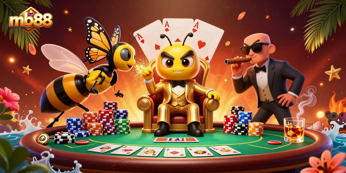 Experience thrilling gameplay at mb88 with unique casino elements in a vibrant 3D scene.