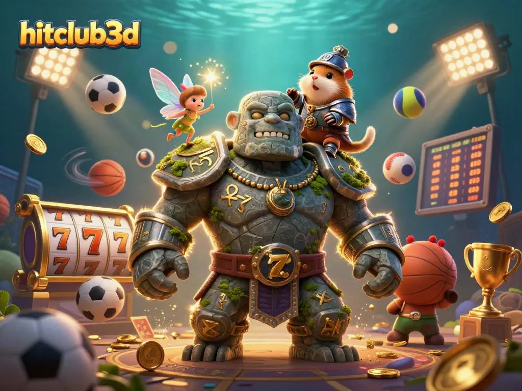 Immerse in the hitclub3d gaming universe, featuring dynamic characters and exciting slot elements.