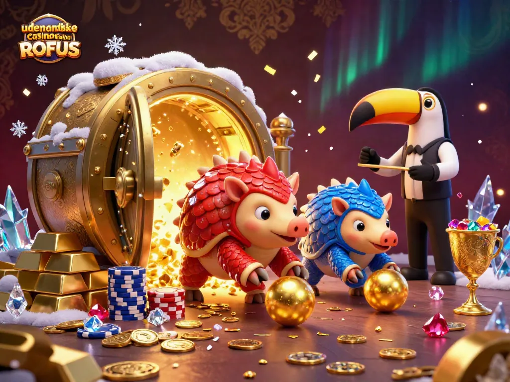 Experience the excitement of udenlandske casinoer uden ROFUS with rival pangolins bowling through poker chips.