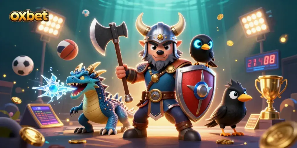 Experience thrilling gameplay with oxbet in this vibrant scene filled with dynamic sports elements.