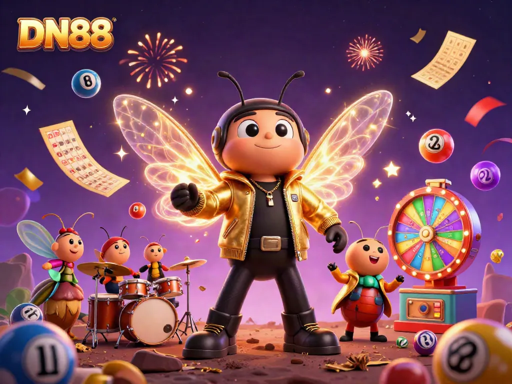Engage with the excitement of DN88's online casino scene featuring vibrant games and characters.