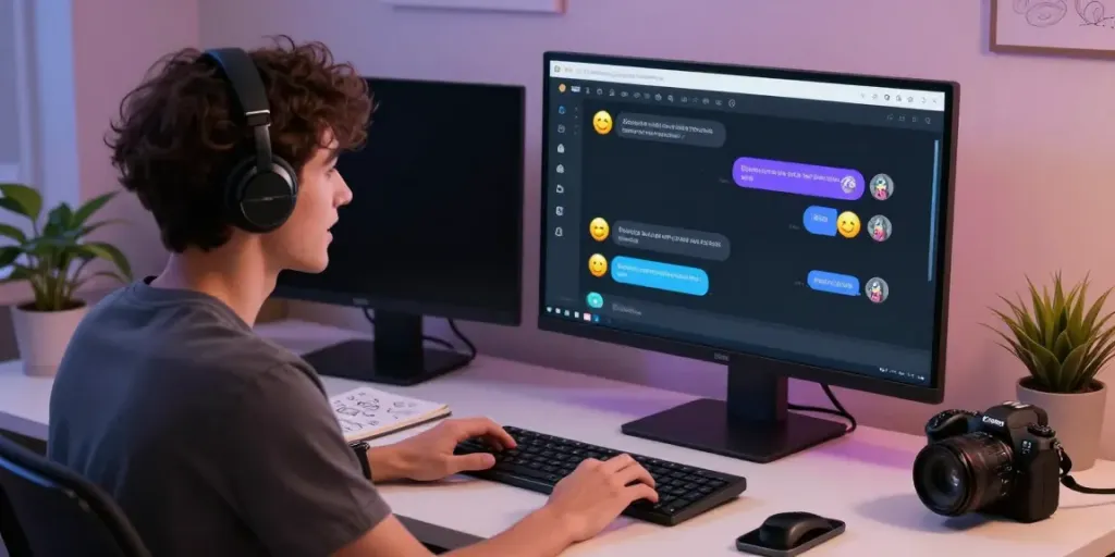 Engaging user experience with nsfw ai on a stylish digital interface.