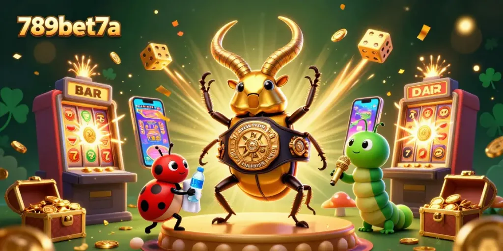 Experience the excitement of 789bet7a with vibrant characters and dynamic casino elements.